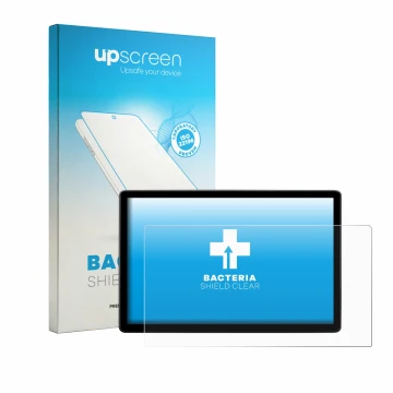 Parte frontale di una confezione del prodotto con il logo del marchio upscreen. Accanto è raffigurato il dispositivo Skoda Elr