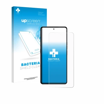 Parte frontale di una confezione del prodotto con il logo del marchio upscreen. Accanto è raffigurato il dispositivo Gigaset G