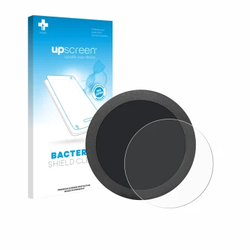 Parte frontale di una confezione del prodotto con il logo del marchio upscreen. Accanto è raffigurato il dispositivo Elecrow D