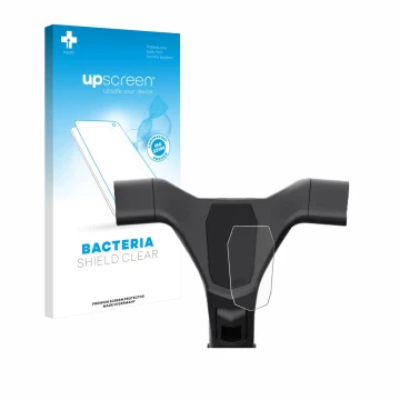 Parte frontale di una confezione del prodotto con il logo del marchio upscreen. Accanto è raffigurato il dispositivo Navee ST3