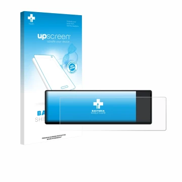 Parte frontale di una confezione del prodotto con il logo del marchio upscreen. Accanto è raffigurato il dispositivo Corsair X