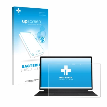 Parte frontale di una confezione del prodotto con il logo del marchio upscreen. Accanto è raffigurato il dispositivo ASUS ProA