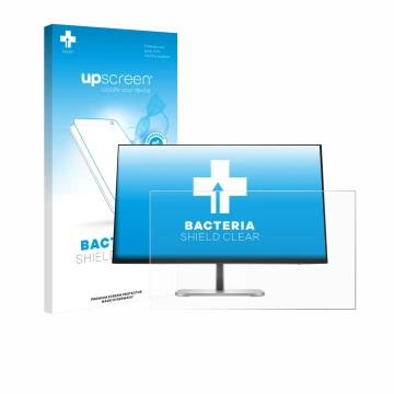Parte frontale di una confezione del prodotto con il logo del marchio upscreen. Accanto è raffigurato il dispositivo HP Serie 