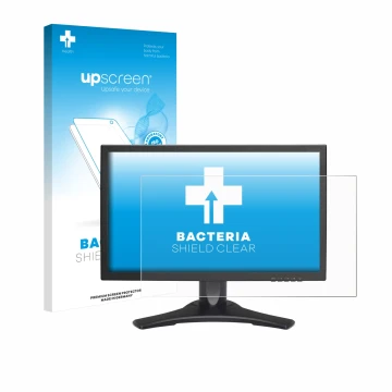 Parte frontale di una confezione del prodotto con il logo del marchio upscreen. Accanto è raffigurato il dispositivo Hanns.G H