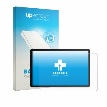 Parte frontale di una confezione del prodotto con il logo del marchio upscreen. Accanto è raffigurato il dispositivo Whitedeer