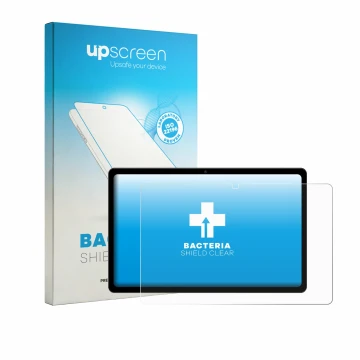 Parte frontale di una confezione del prodotto con il logo del marchio upscreen. Accanto è raffigurato il dispositivo Maxlegen 