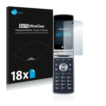 Parte frontale di una confezione del prodotto con il logo del marchio Savvies. Accanto è raffigurato il dispositivo LG Wine Sm