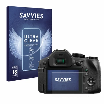 Parte frontale di una confezione del prodotto con il logo del marchio Savvies. Accanto è raffigurato il dispositivo Panasonic 