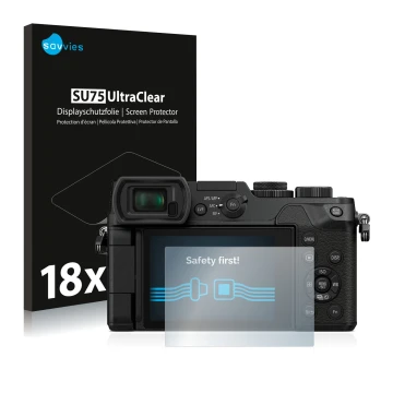 Parte frontale di una confezione del prodotto con il logo del marchio Savvies. Accanto è raffigurato il dispositivo Panasonic 