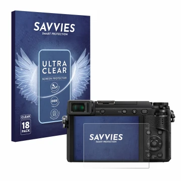 Parte frontale di una confezione del prodotto con il logo del marchio Savvies. Accanto è raffigurato il dispositivo Panasonic 