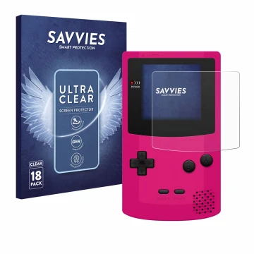 Parte frontale di una confezione del prodotto con il logo del marchio Savvies. Accanto è raffigurato il dispositivo Nintendo G