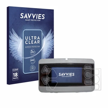 Parte frontale di una confezione del prodotto con il logo del marchio Savvies. Accanto è raffigurato il dispositivo Airbus P8G