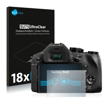 Parte frontale di una confezione del prodotto con il logo del marchio Savvies. Accanto è raffigurato il dispositivo Panasonic 