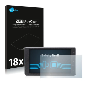 Parte frontale di una confezione del prodotto con il logo del marchio Savvies. Accanto è raffigurato il dispositivo DJI Crysta