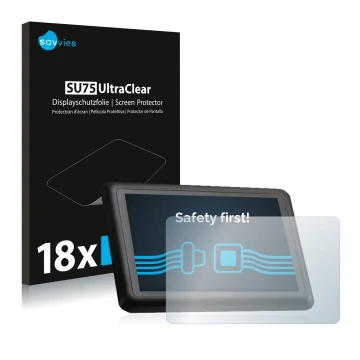 Parte frontale di una confezione del prodotto con il logo del marchio Savvies. Accanto è raffigurato il dispositivo Giant Ride