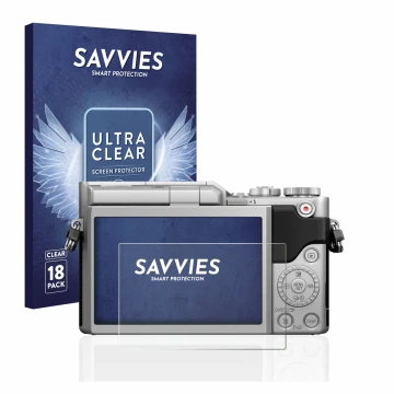Parte frontale di una confezione del prodotto con il logo del marchio Savvies. Accanto è raffigurato il dispositivo Panasonic 