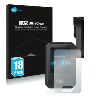 Parte frontale di una confezione del prodotto con il logo del marchio Savvies. Accanto è raffigurato il dispositivo Flyer Disp