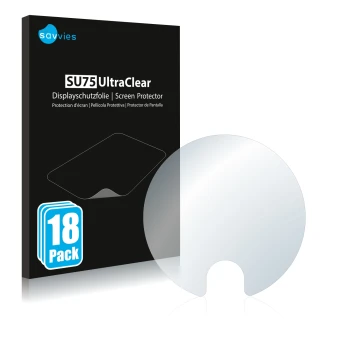 Parte frontale di una confezione del prodotto con il logo del marchio Savvies. Accanto è raffigurato il dispositivo Dyson V11 