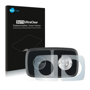 Parte frontale di una confezione del prodotto con il logo del marchio Savvies. Accanto è raffigurato il dispositivo Cycliq Fly