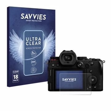 Parte frontale di una confezione del prodotto con il logo del marchio Savvies. Accanto è raffigurato il dispositivo Panasonic 