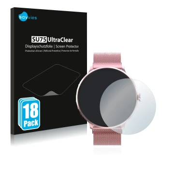 Parte frontale di una confezione del prodotto con il logo del marchio Savvies. Accanto è raffigurato il dispositivo Bebinca Sm