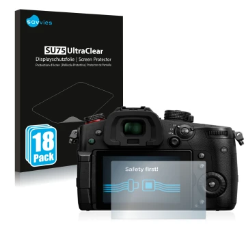 Parte frontale di una confezione del prodotto con il logo del marchio Savvies. Accanto è raffigurato il dispositivo Panasonic 