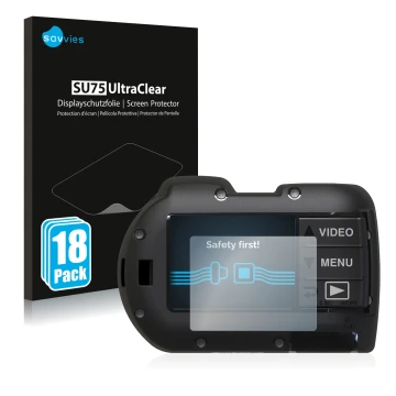 Parte frontale di una confezione del prodotto con il logo del marchio Savvies. Accanto è raffigurato il dispositivo SeaLife Mi