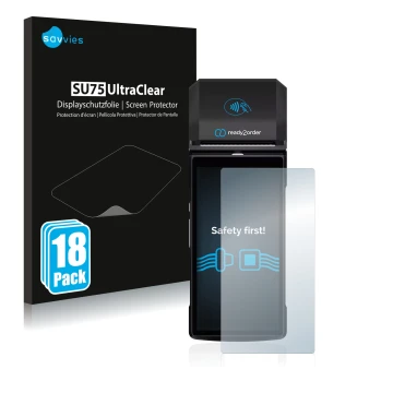 Parte frontale di una confezione del prodotto con il logo del marchio Savvies. Accanto è raffigurato il dispositivo Ready2orde