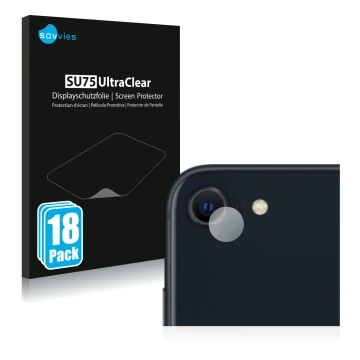 Parte frontale di una confezione del prodotto con il logo del marchio Savvies. Accanto è raffigurato il dispositivo Apple iPho