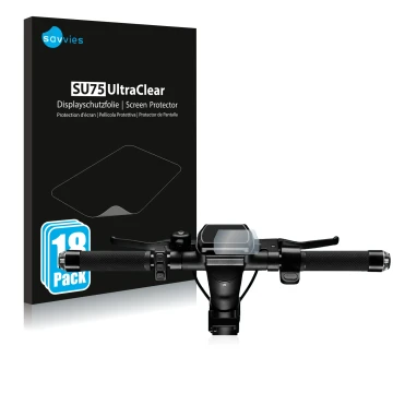 Parte frontale di una confezione del prodotto con il logo del marchio Savvies. Accanto è raffigurato il dispositivo SoFlow SO4