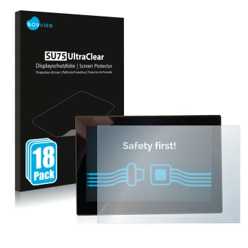 Parte frontale di una confezione del prodotto con il logo del marchio Savvies. Accanto è raffigurato il dispositivo MG 4 7-Zol