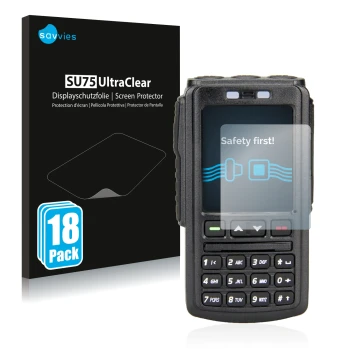 Parte frontale di una confezione del prodotto con il logo del marchio Savvies. Accanto è raffigurato il dispositivo AnyTone BT