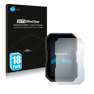 Parte frontale di una confezione del prodotto con il logo del marchio Savvies. Accanto è raffigurato il dispositivo Ducati Des