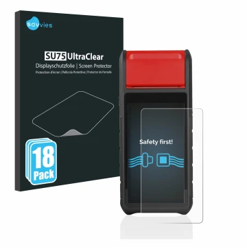 Parte frontale di una confezione del prodotto con il logo del marchio Savvies. Accanto è raffigurato il dispositivo Autel Maxi