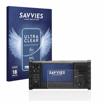Parte frontale di una confezione del prodotto con il logo del marchio Savvies. Accanto è raffigurato il dispositivo Xiegu X610