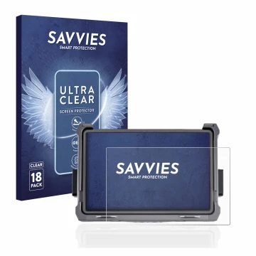 Parte frontale di una confezione del prodotto con il logo del marchio Savvies. Accanto è raffigurato il dispositivo DJI Transm