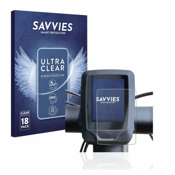 Parte frontale di una confezione del prodotto con il logo del marchio Savvies. Accanto è raffigurato il dispositivo Specialize