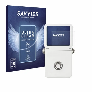 Parte frontale di una confezione del prodotto con il logo del marchio Savvies. Accanto è raffigurato il dispositivo TC Electro