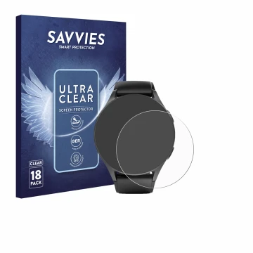 Parte frontale di una confezione del prodotto con il logo del marchio Savvies. Accanto è raffigurato il dispositivo Hama 8900 