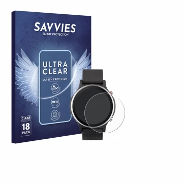 Parte frontale di una confezione del prodotto con il logo del marchio Savvies. Accanto è raffigurato il dispositivo ASUS VivoW