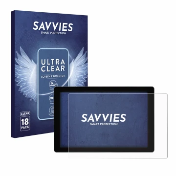 Parte frontale di una confezione del prodotto con il logo del marchio Savvies. Accanto è raffigurato il dispositivo SmallHD In