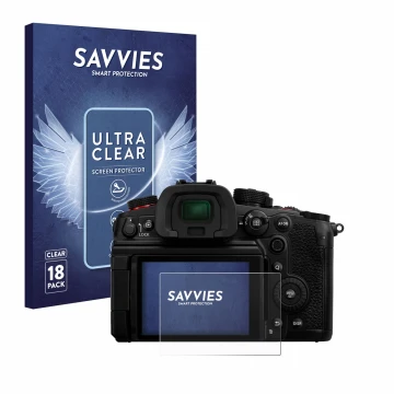 Parte frontale di una confezione del prodotto con il logo del marchio Savvies. Accanto è raffigurato il dispositivo Panasonic 
