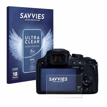 Parte frontale di una confezione del prodotto con il logo del marchio Savvies. Accanto è raffigurato il dispositivo Panasonic 