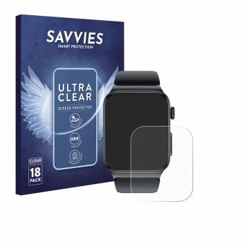Parte frontale di una confezione del prodotto con il logo del marchio Savvies. Accanto è raffigurato il dispositivo andoer Sma