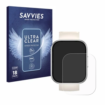 Parte frontale di una confezione del prodotto con il logo del marchio Savvies. Accanto è raffigurato il dispositivo Oukitel BT