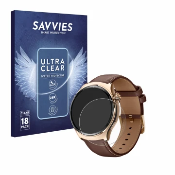 Parte frontale di una confezione del prodotto con il logo del marchio Savvies. Accanto è raffigurato il dispositivo Xiaomi Mib