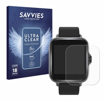 Parte frontale di una confezione del prodotto con il logo del marchio Savvies. Accanto è raffigurato il dispositivo Denver SWC