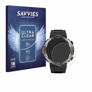 Parte frontale di una confezione del prodotto con il logo del marchio Savvies. Accanto è raffigurato il dispositivo Blackview 