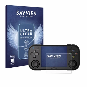 Parte frontale di una confezione del prodotto con il logo del marchio Savvies. Accanto è raffigurato il dispositivo Magicx Min
