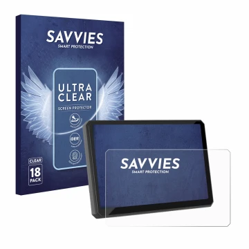 Parte frontale di una confezione del prodotto con il logo del marchio Savvies. Accanto è raffigurato il dispositivo Carpuride 